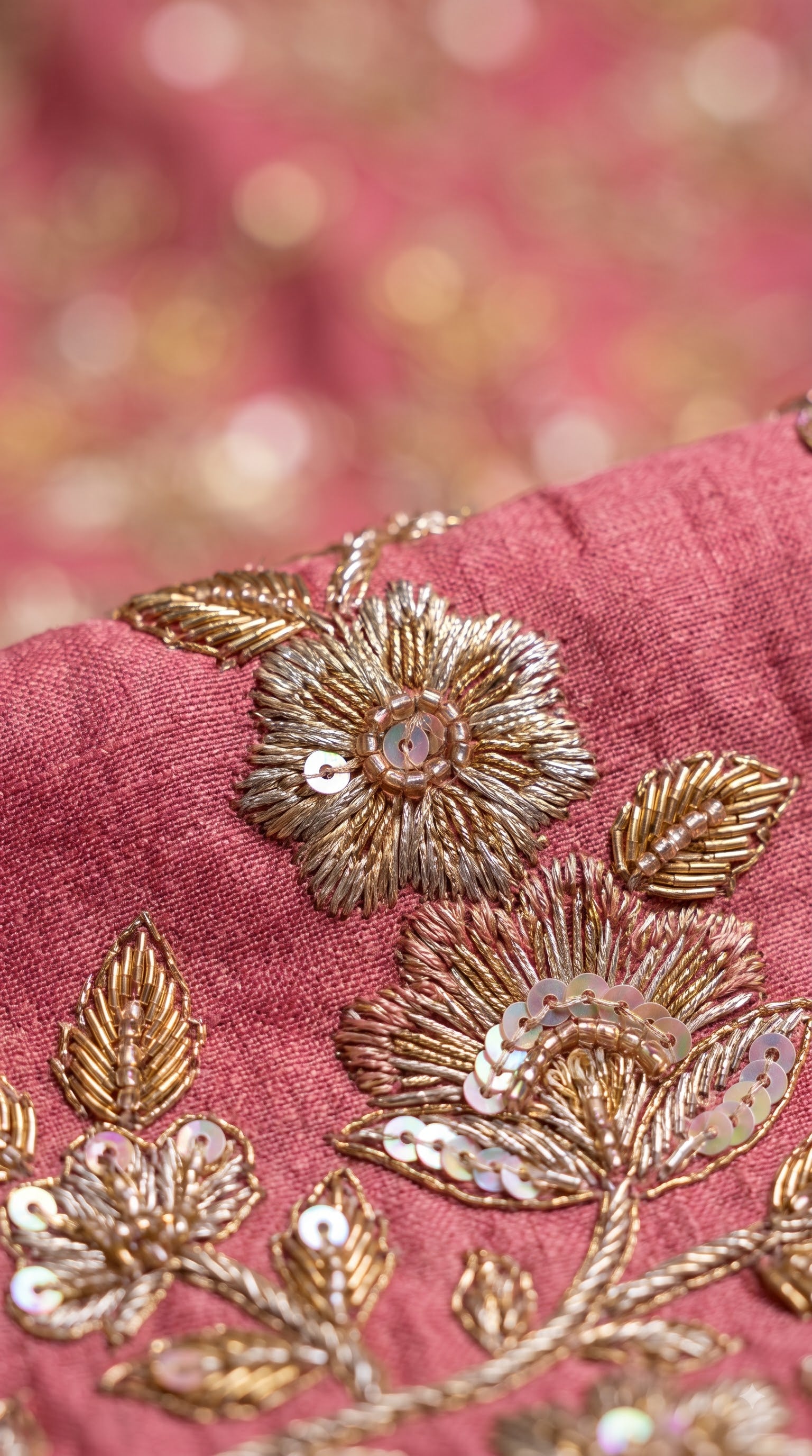 Gulab Rose Pink Embroidered Lehenga Choli Set